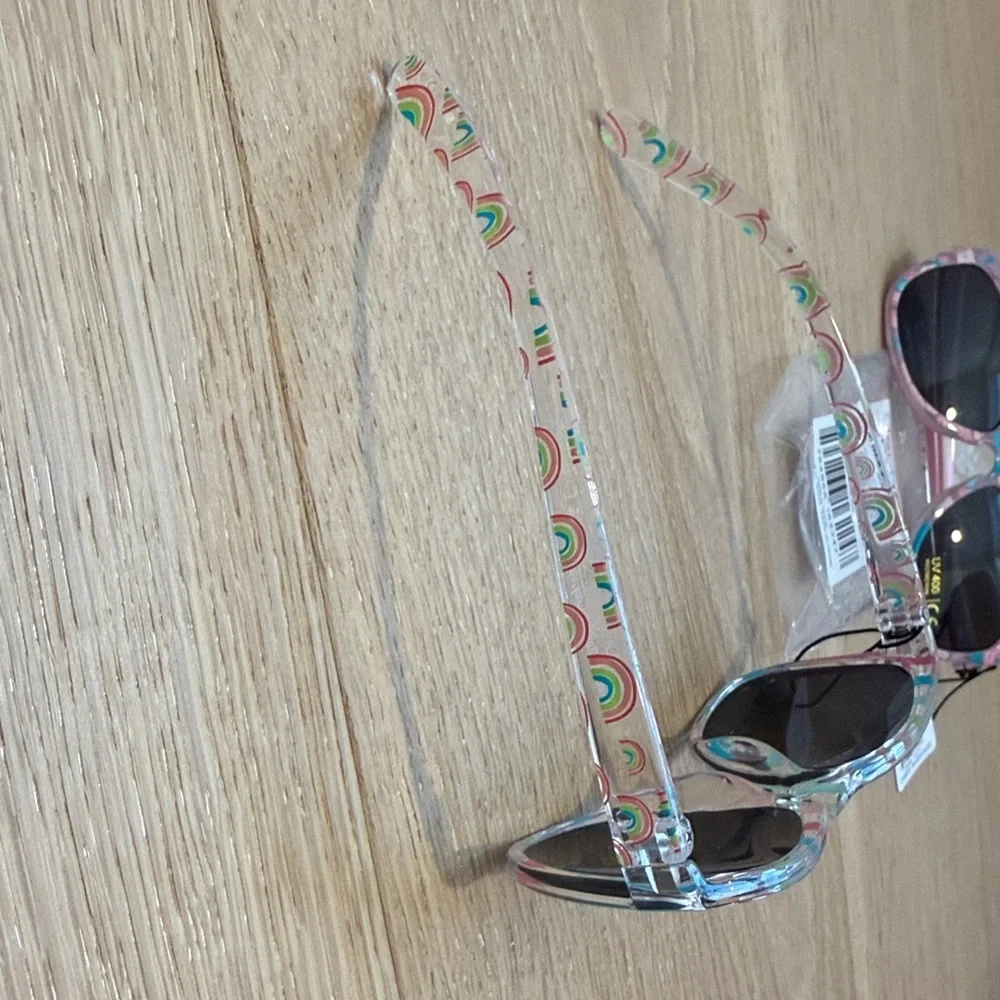 NWT Stephen Joseph Bundle of 2 Pair of Kids Sunglasses - Pink and Multicolor